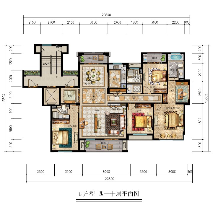G戶型 建筑面積:G戶型