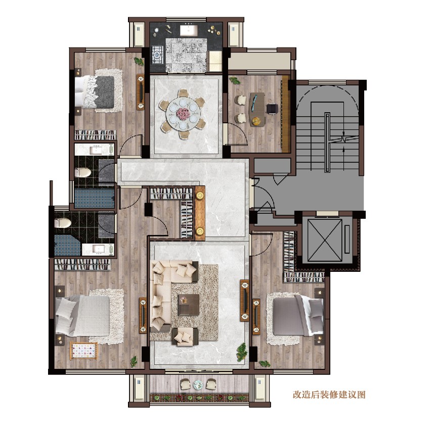 戶型2 建筑面積: