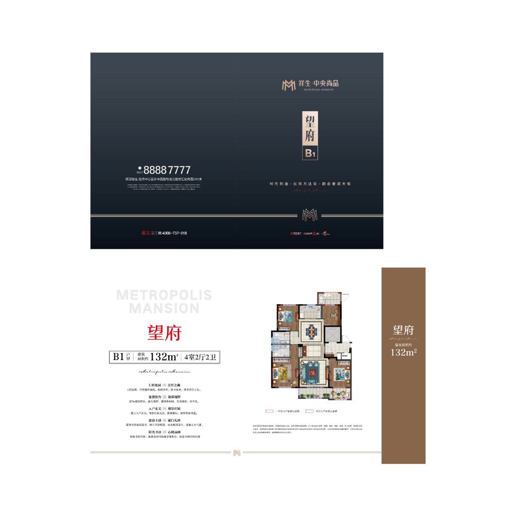 B1戶型 建筑面積:132㎡