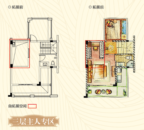 空中墅一層 建筑面積:132㎡